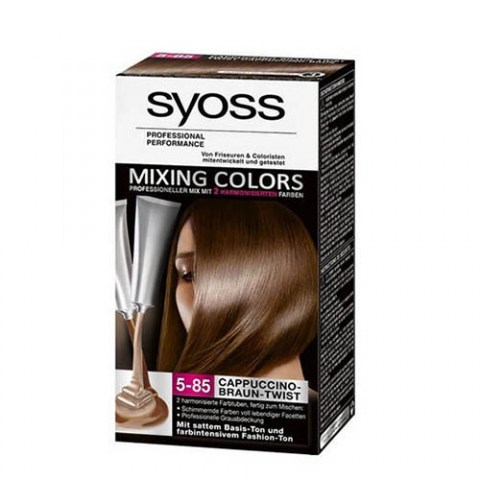 SYOSS Mixing Colors Краска для волос 5-85 Ореховый коктейль 135мл